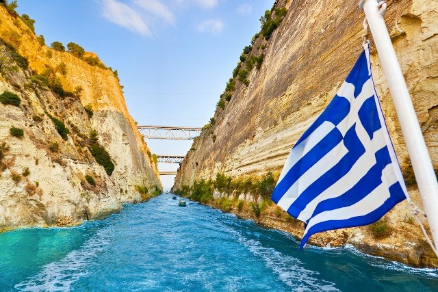 New ferry races in Greece.