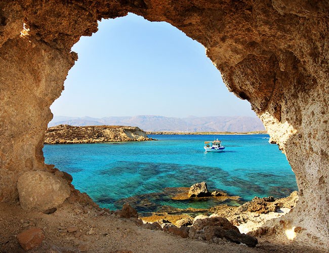 The exotic island of Crete.