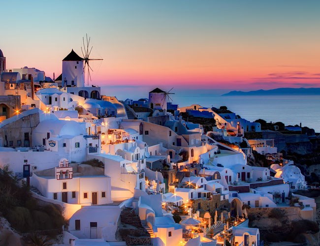 Santorini is one of the most...