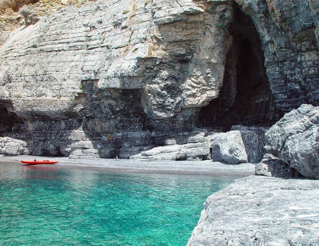 Aspes- a quiet beach on the...