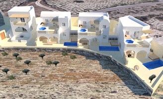 Arsa 892 m² Santorini’de